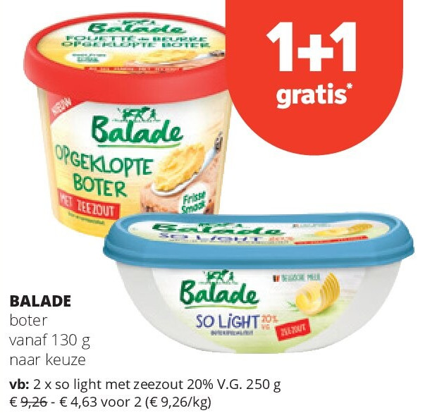 BALADE so light met zeezout 20% V.G. 250 g