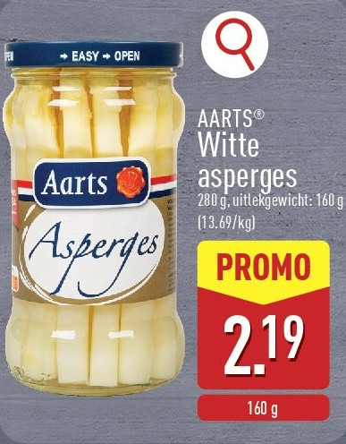 Witte asperges