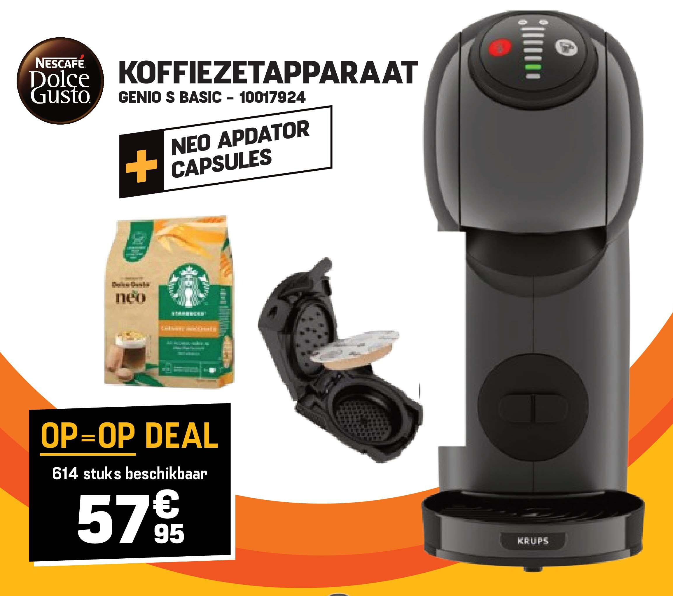 KOFFIEZETAPPARAAT GENIO S BASIC