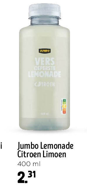 Jumbo Lemonade Citroen Limoen