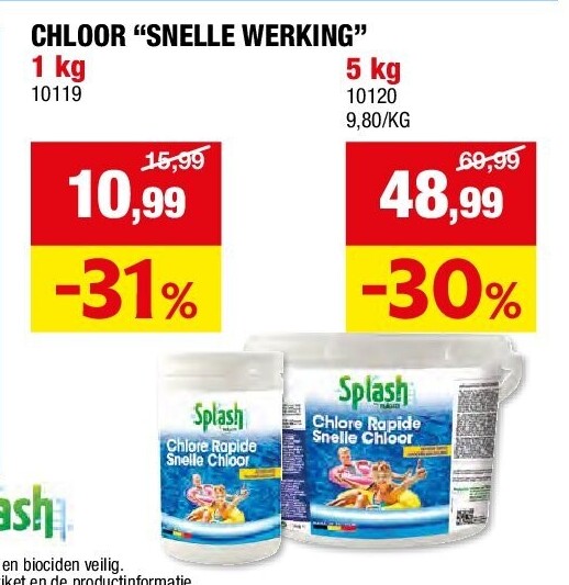 CHLOOR “SNELLE WERKING” 1 kg