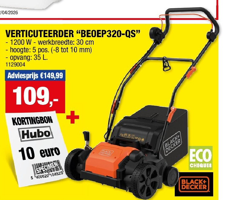 VERTICUTEERDER “BEOEP320-QS”