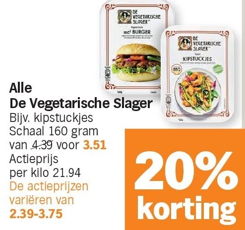 Alle De Vegetarische Slager