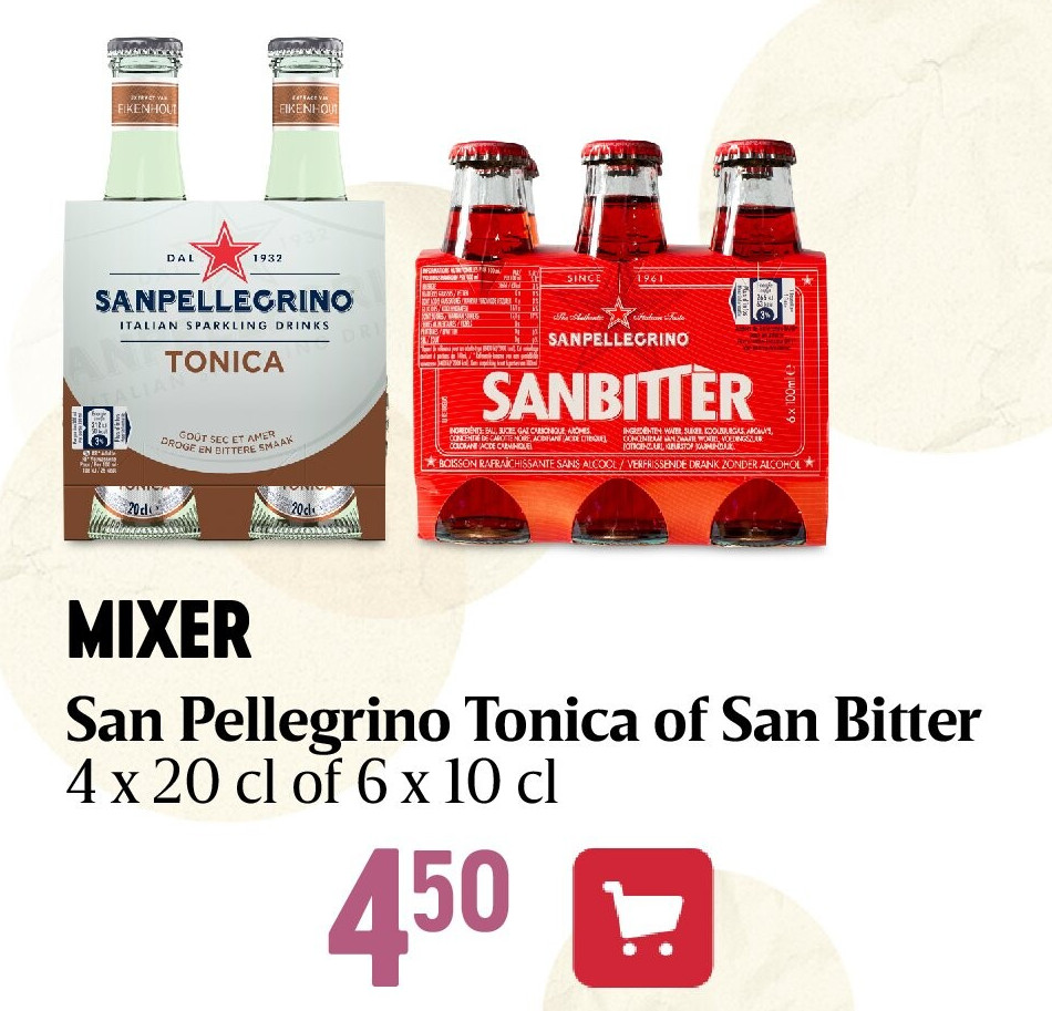 MIXER San Pellegrino Tonica of San Bitter