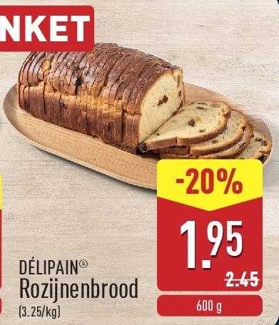 Rozijnenbrood