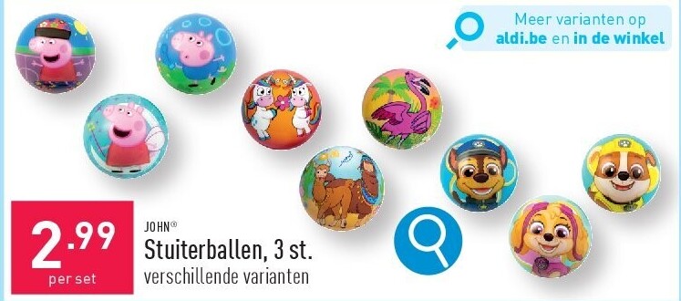Stuiterballen, 3 st.