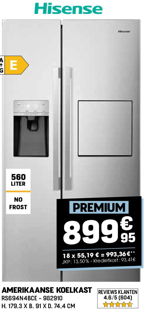 AMERIKAANSE KOELKAST