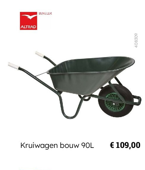 Kruiwagen bouw 90L