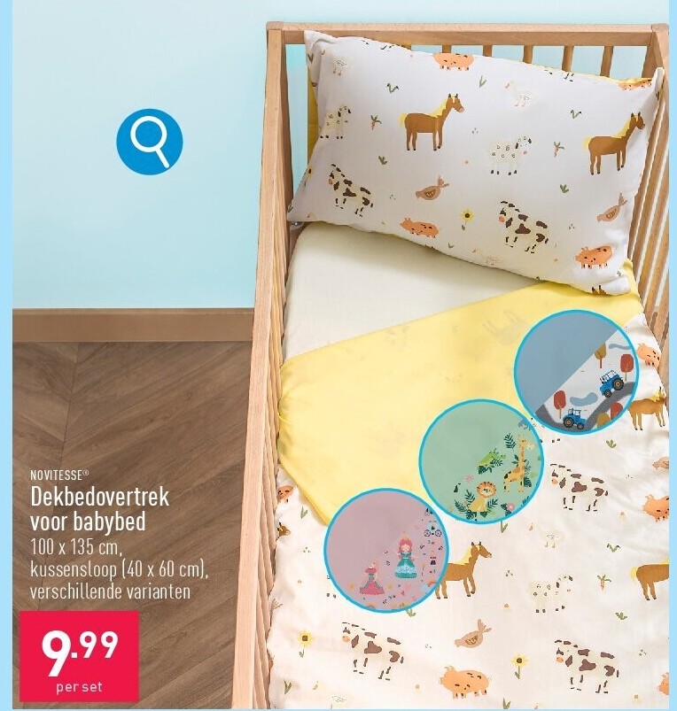 Dekbedovertrek voor babybed