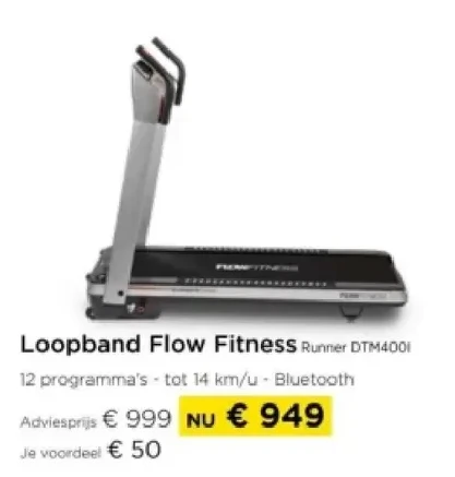 Loopband Flow Fitness Runner DTM400l