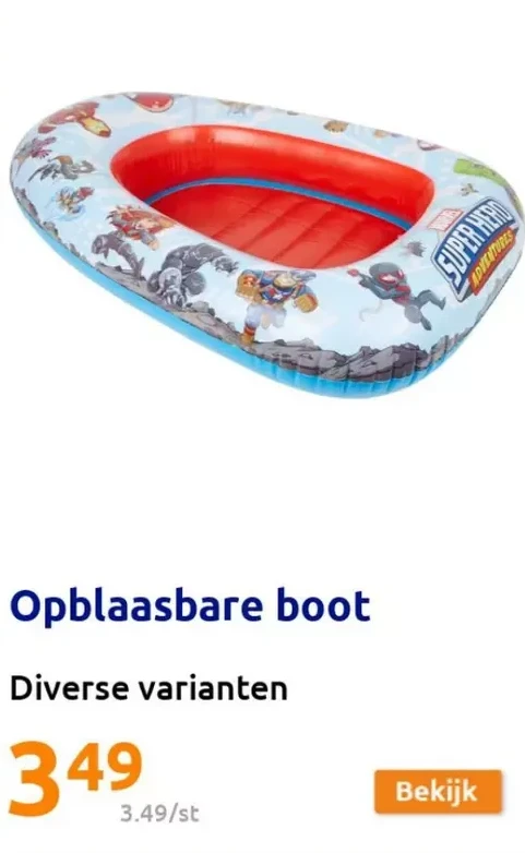 Opblaasbare boot