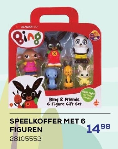 SPEELKOFFER MET 6 FIGUREN