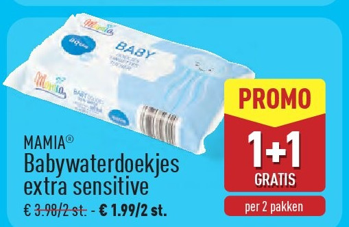 Babywaterdoekjes extra sensitive