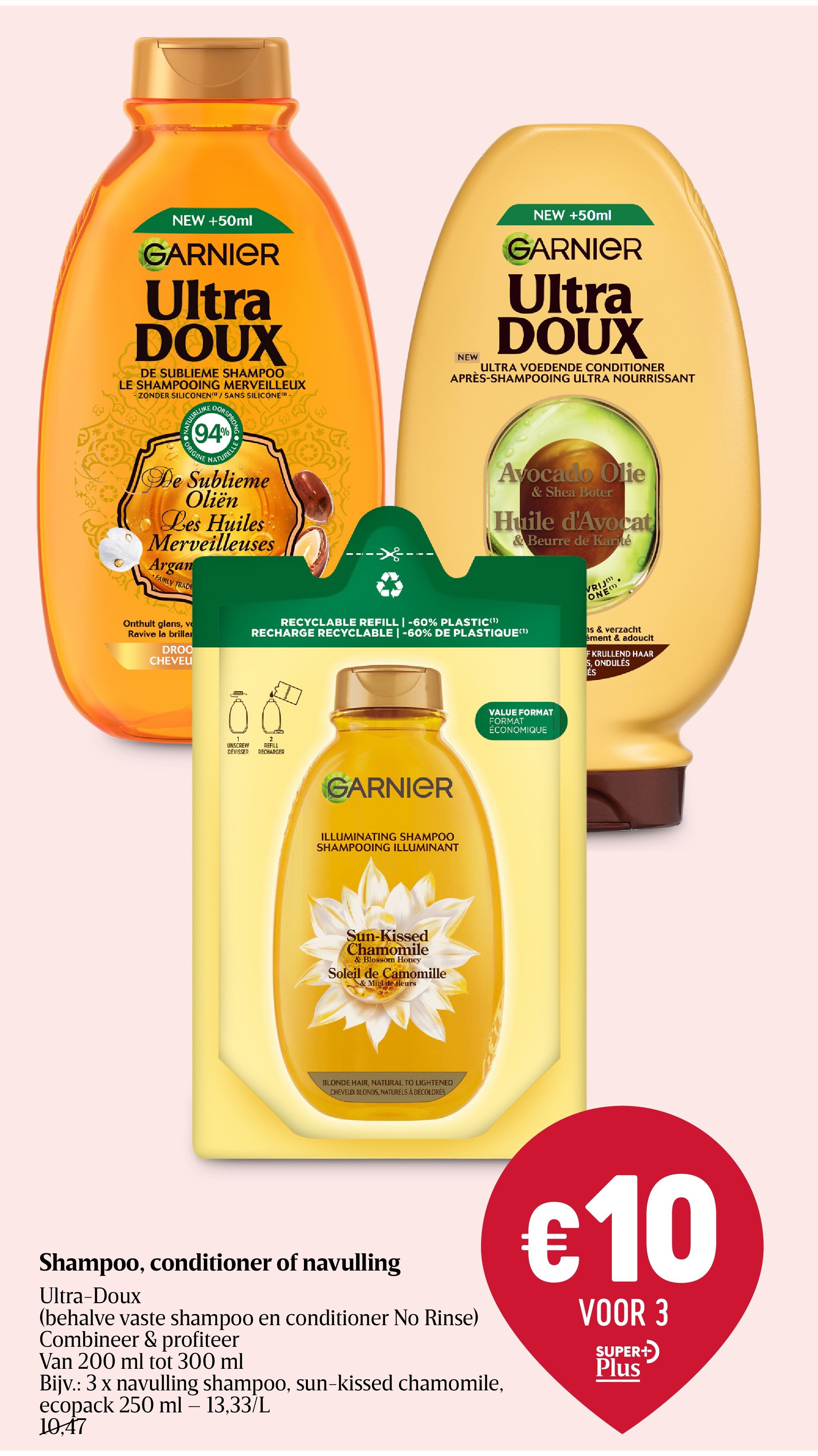 Shampoo, conditioner of navulling
