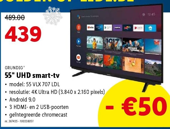 55" UHD smart-tv