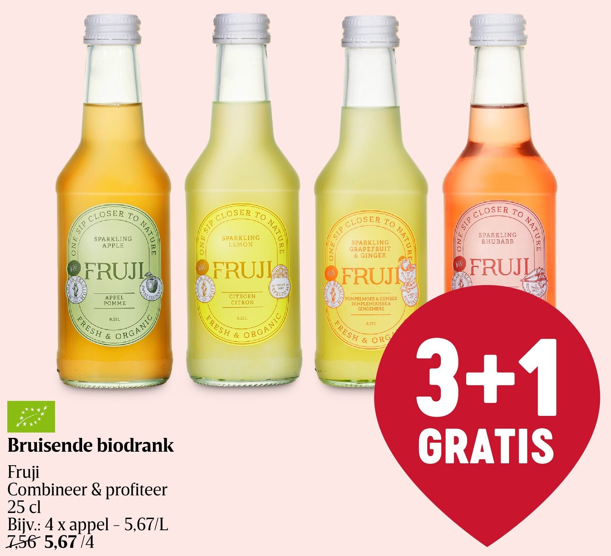Bruisende biodrank