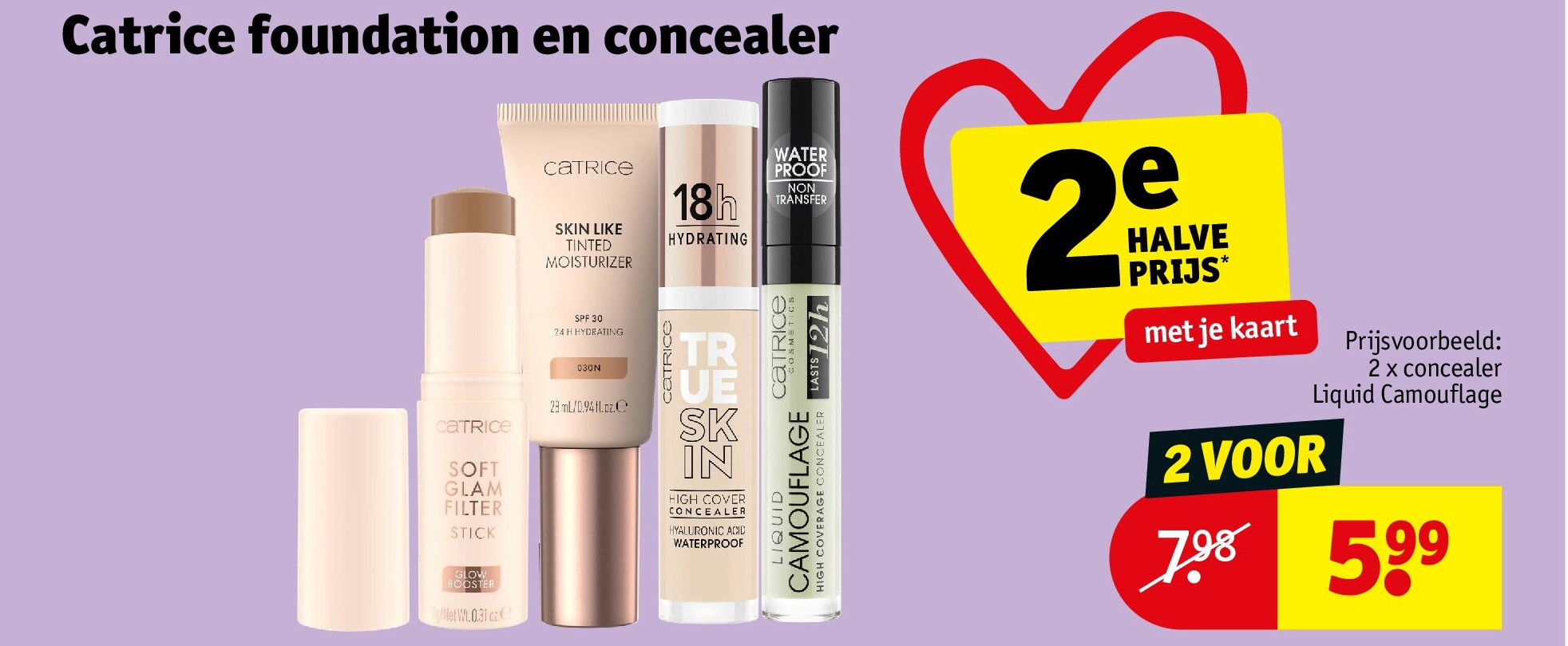 Catrice foundation en concealer