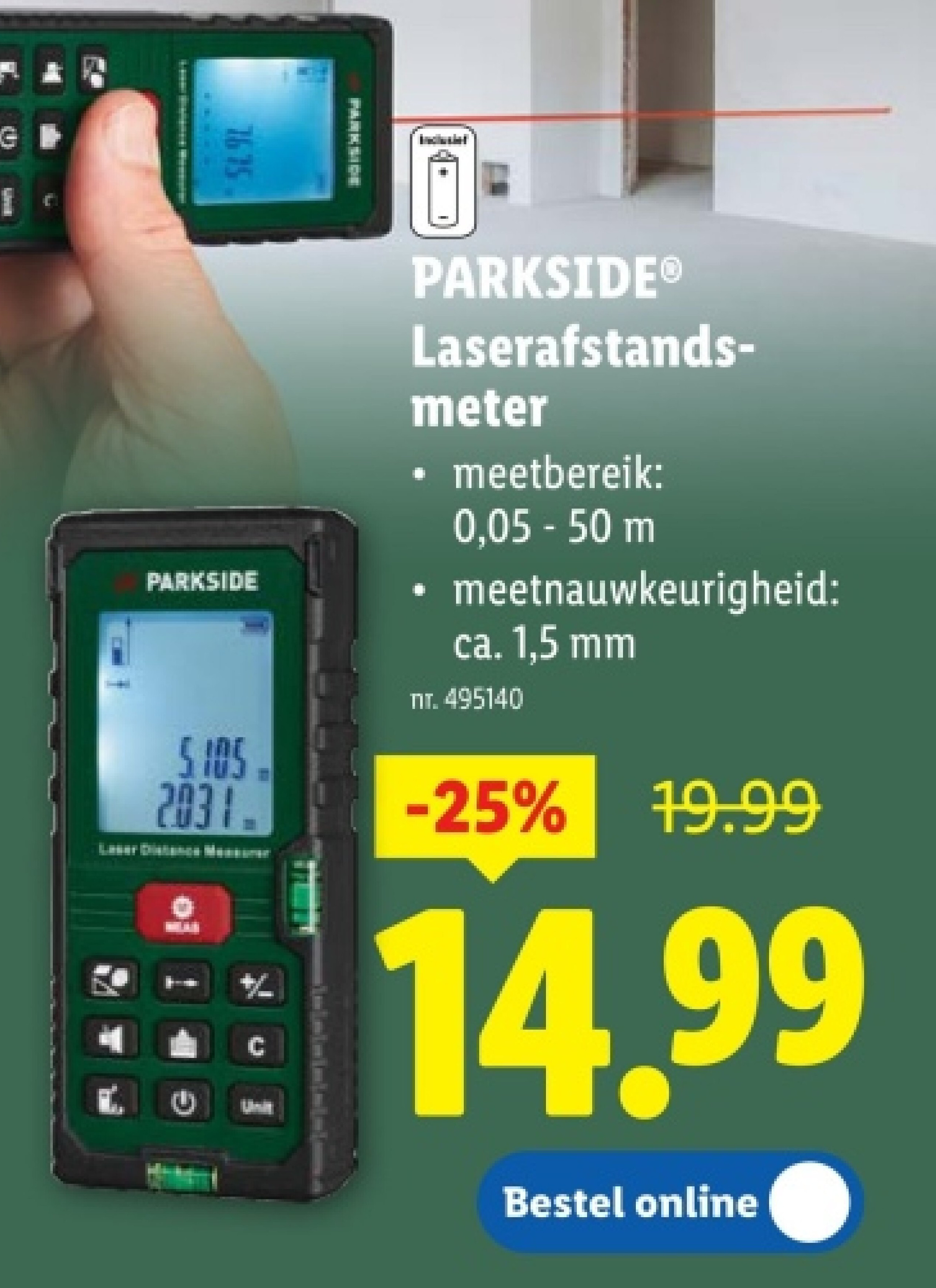 Laserafstandsmeter