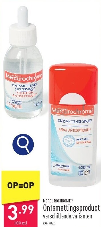 Ontsmettingsproduct