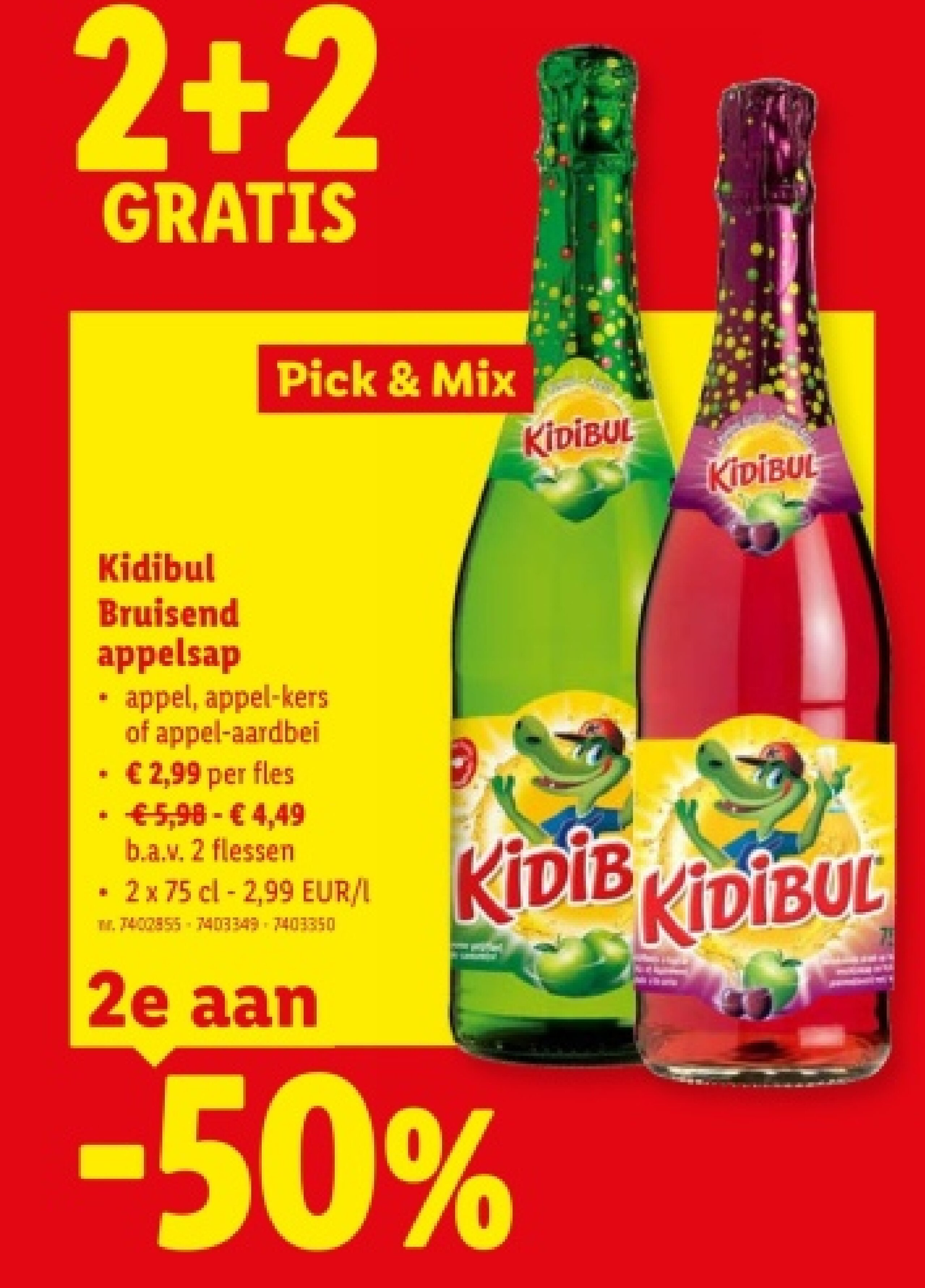 Bruisend appelsap