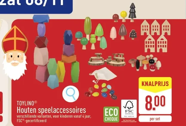 Houten speelaccessoires