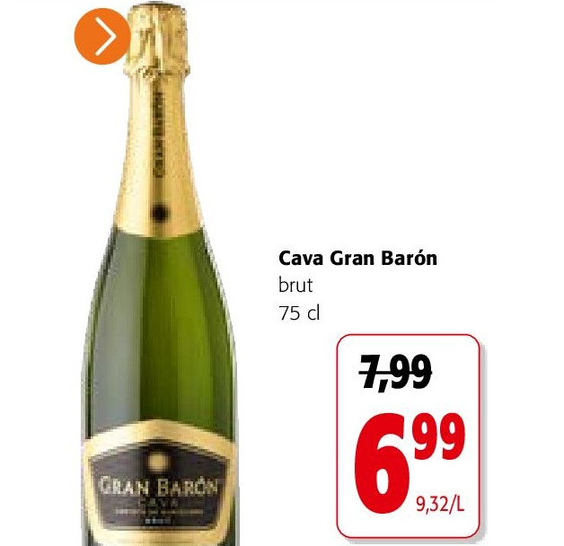 Cava Gran Barón brut 75 cl