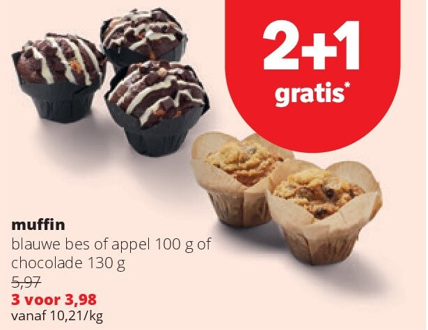 muffi n blauwe bes of appel 100 g of chocolade 130 g