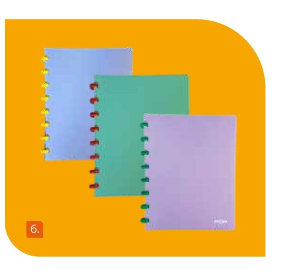6. Atoma schrift A4 pastel