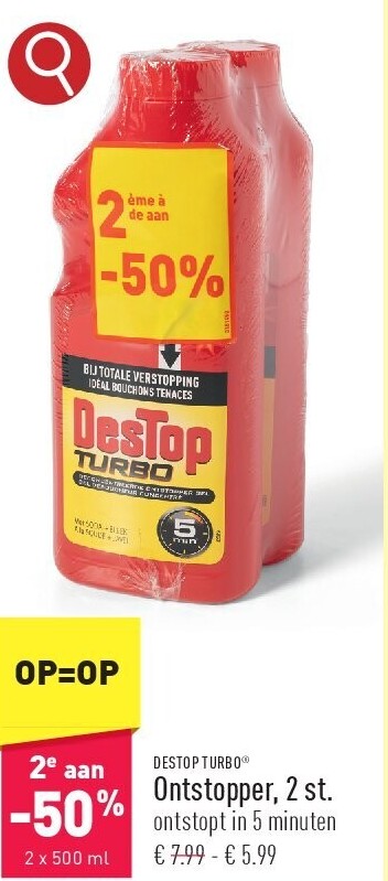 Ontstopper, 2 st.