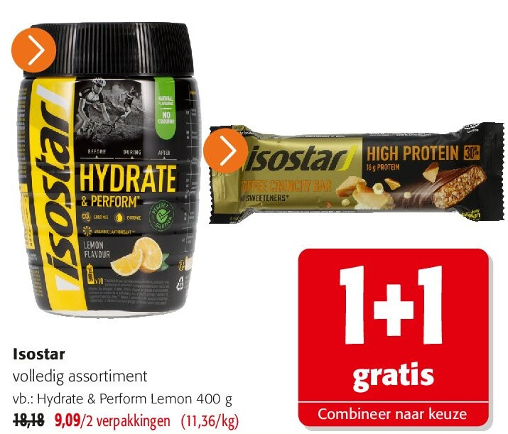 Isostar volledig assortiment