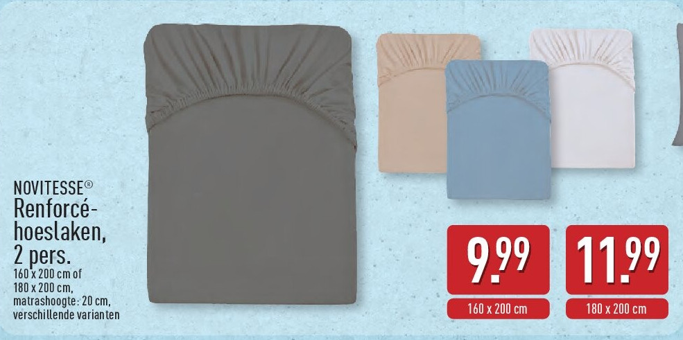 Renforcéhoeslaken, 2pers.