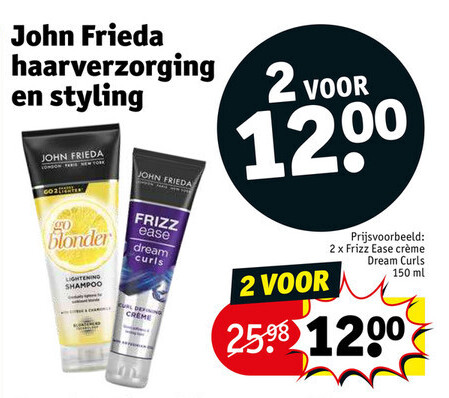 John Frieda haarverzorging en styling
