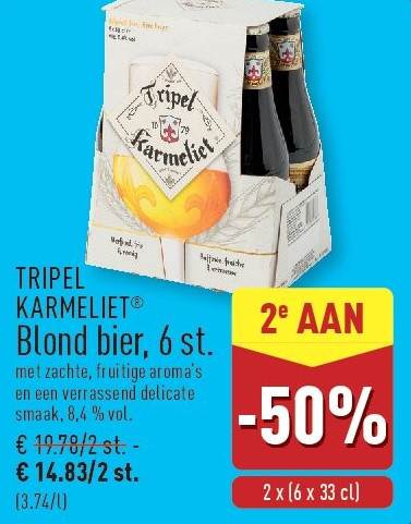 Blond bier, 6st.
