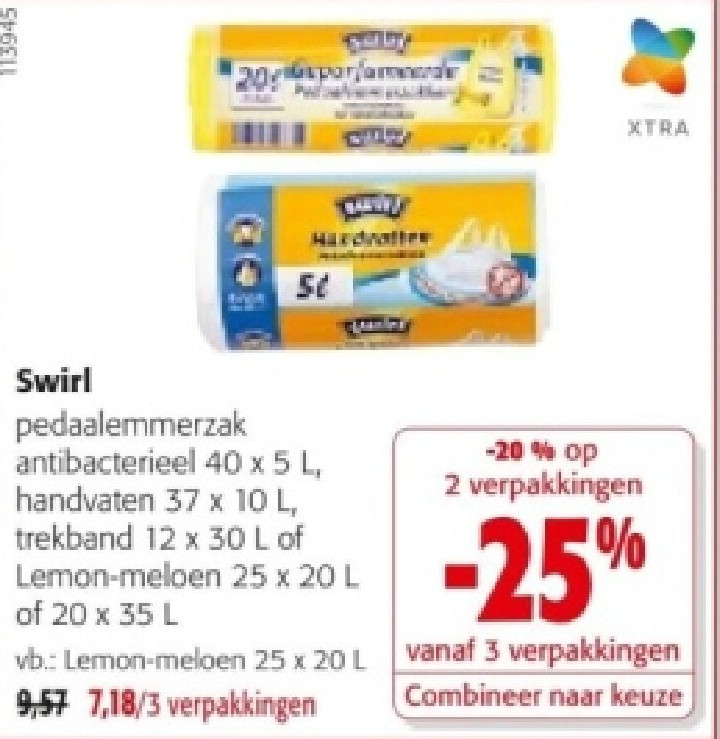 Swirl Lemon-meloen 25 x 20 L