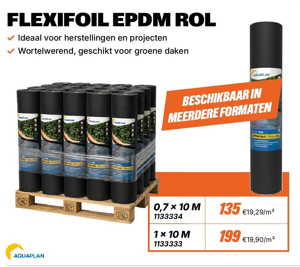 FLEXIFOIL EPDM ROL