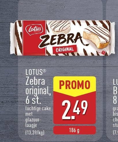Zebra original, 6st.
