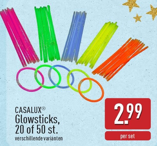 Glowsticks, 20of 50st.
