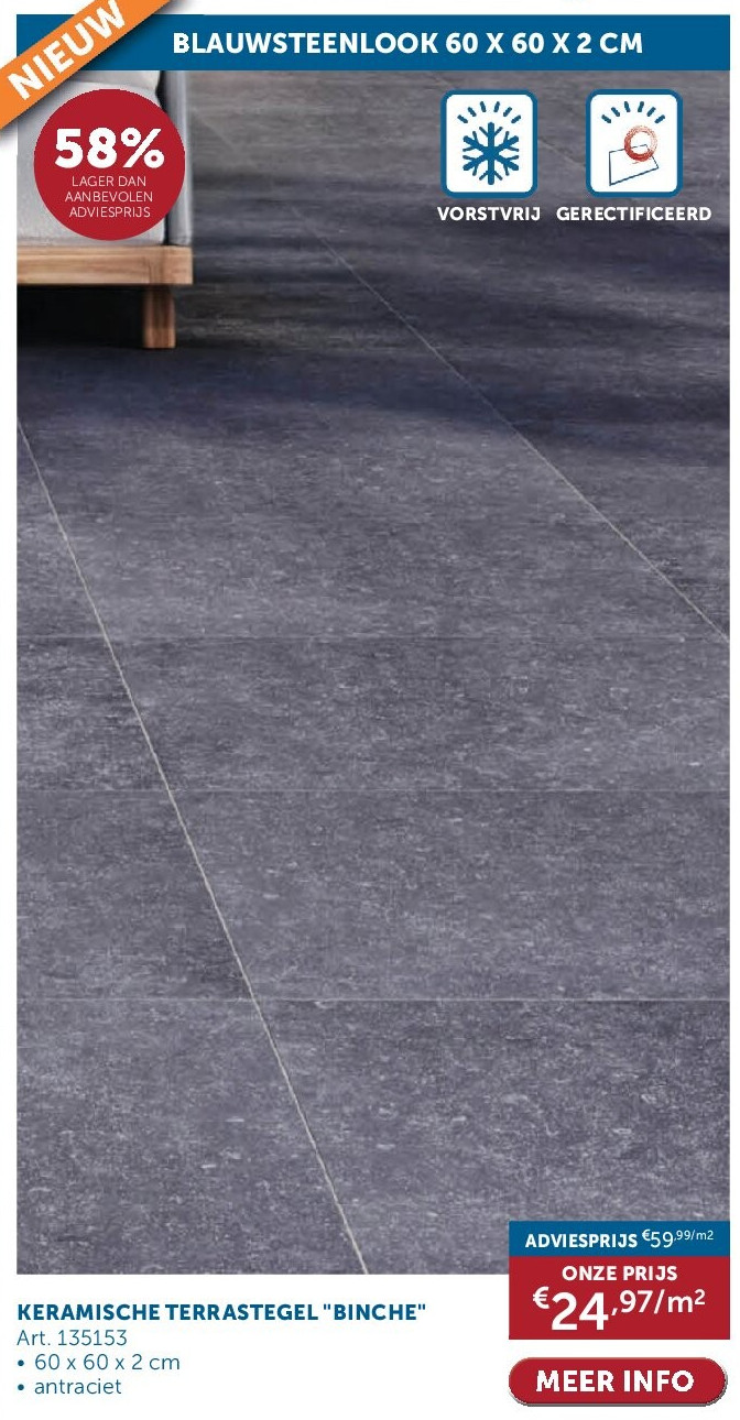 KERAMISCHE TERRASTEGEL "BINCHE"