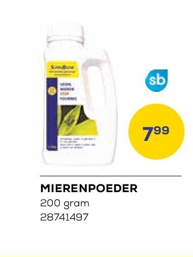 MIERENPOEDER 200 gram