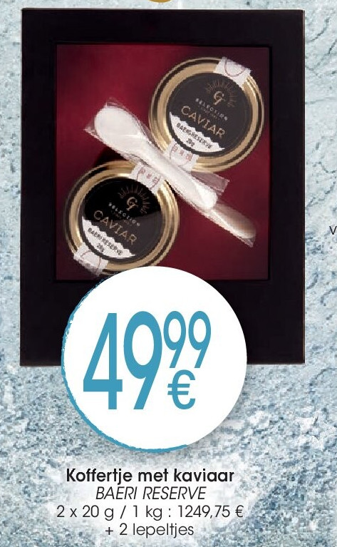 Koffertje met kaviaar