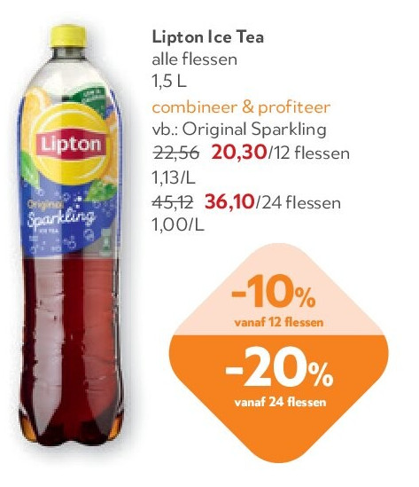 Lipton Ice Tea Original Sparkling