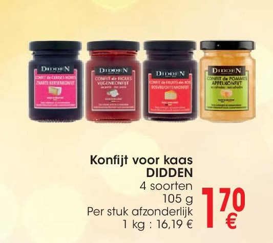 Konfijt voor kaas DIDDEN