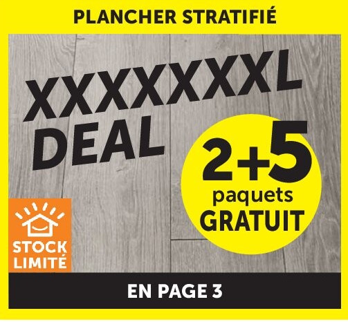 Sol stratifié clic chêne troyes gris clair