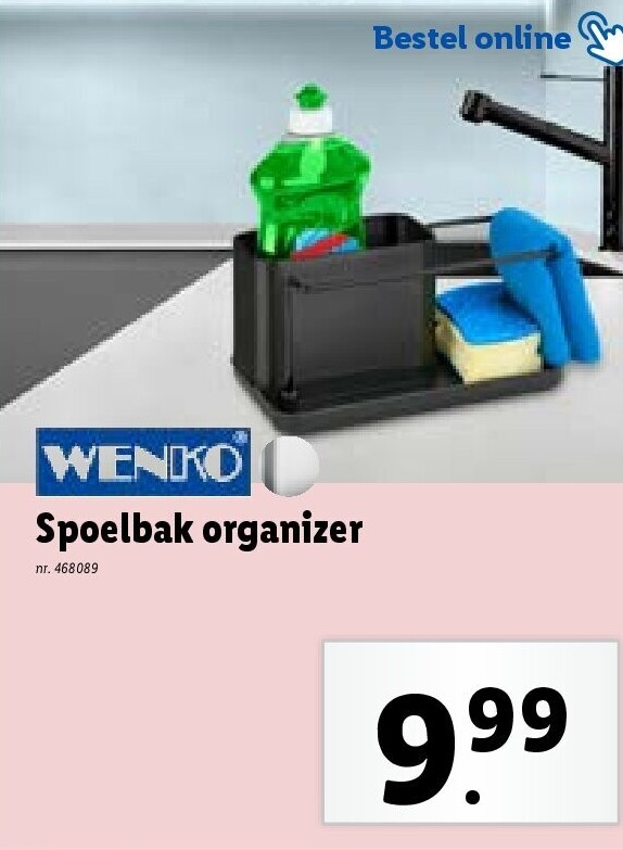 Spoelbak organizer