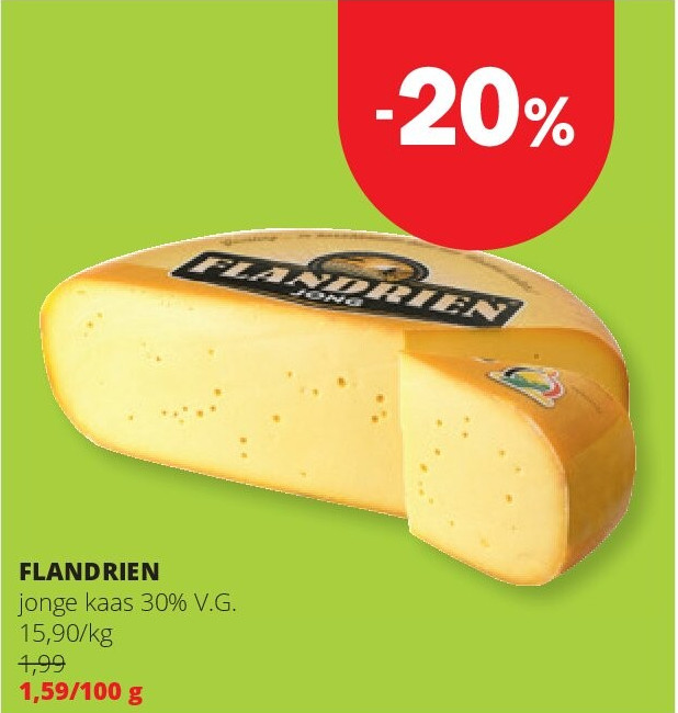 FLANDRIEN jonge kaas 30% V.G.