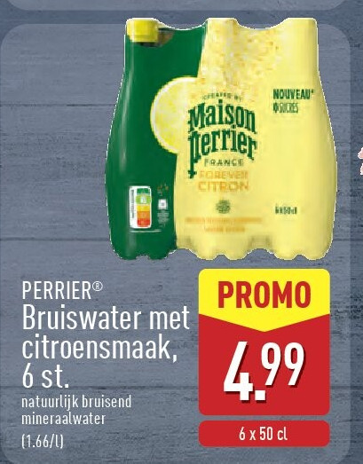 Bruiswater met citroensmaak, 6st.