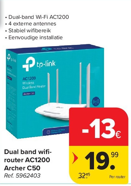 Dual band wifi - router AC1200 Archer C50