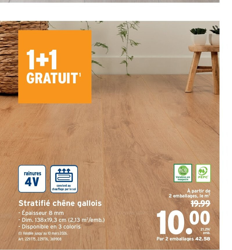 Stratifi é chêne gallois