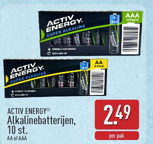 Alkalinebatterijen, 10st.