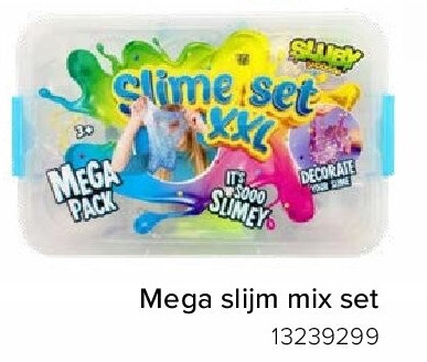 Mega slijm mix set